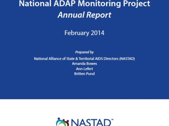 NASTAD ADAP Monitoring Project Report Cover