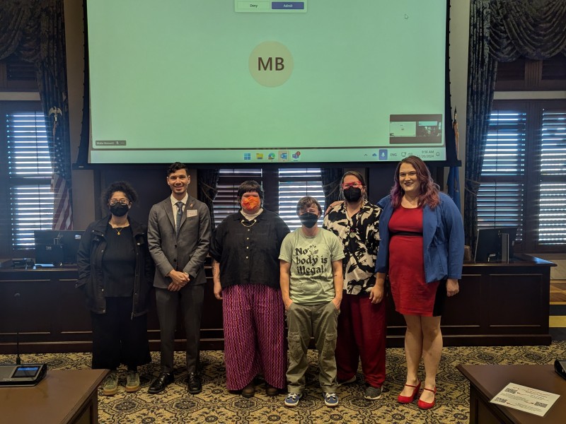 Policy and legal groups gathered for a community interim study about HIV at the Oklahoma State Capitol on Wednesday, November 20.